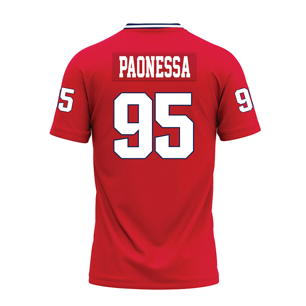 Dayton - NCAA Football : Vito Paonessa - Red Premium Football Jersey-1