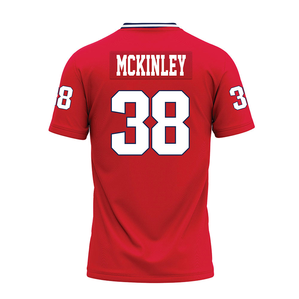 Dayton - NCAA Football : Aiden McKinley - Red Premium Football Jersey