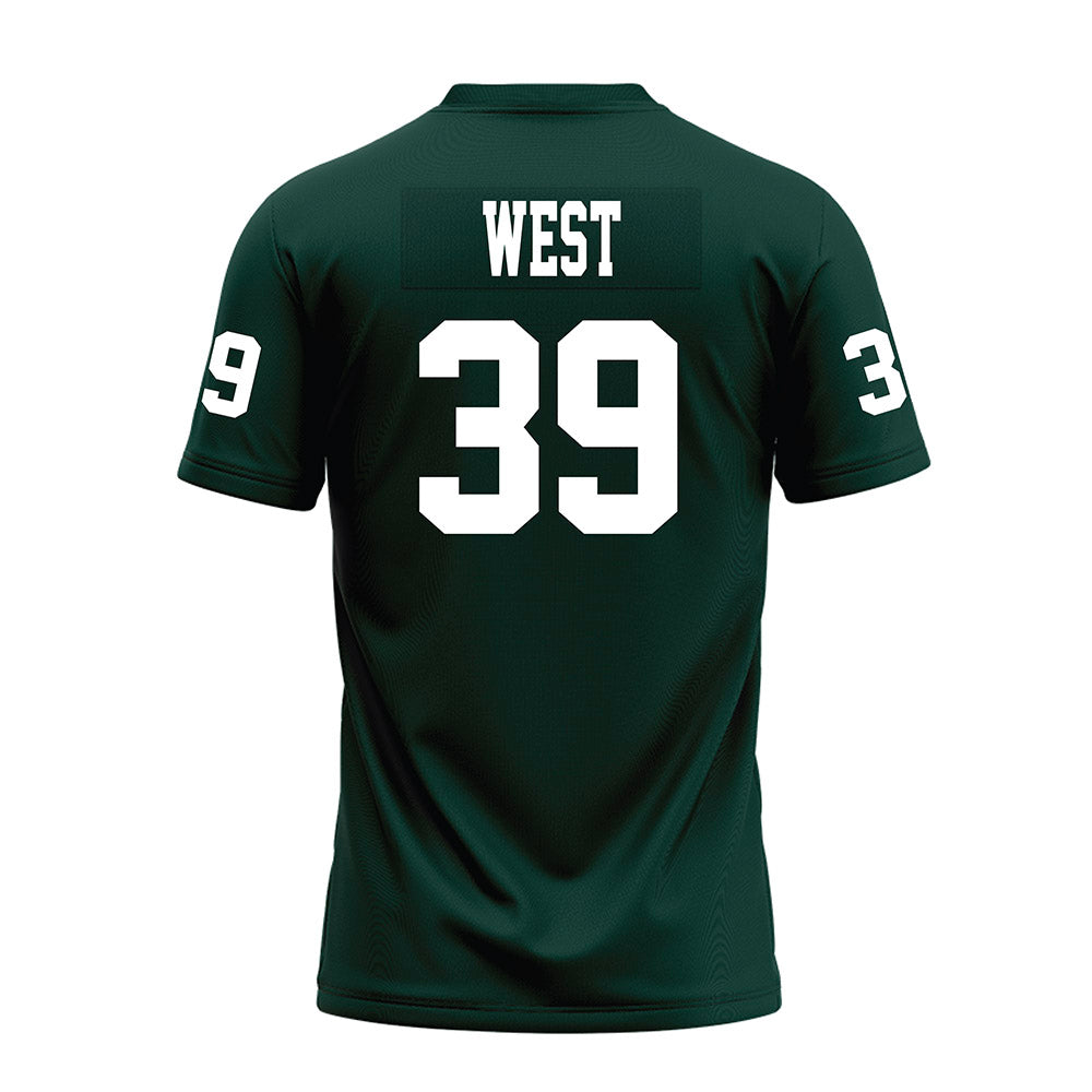 Michigan State - NCAA Football : Elisha West - Premium Football Jersey-1