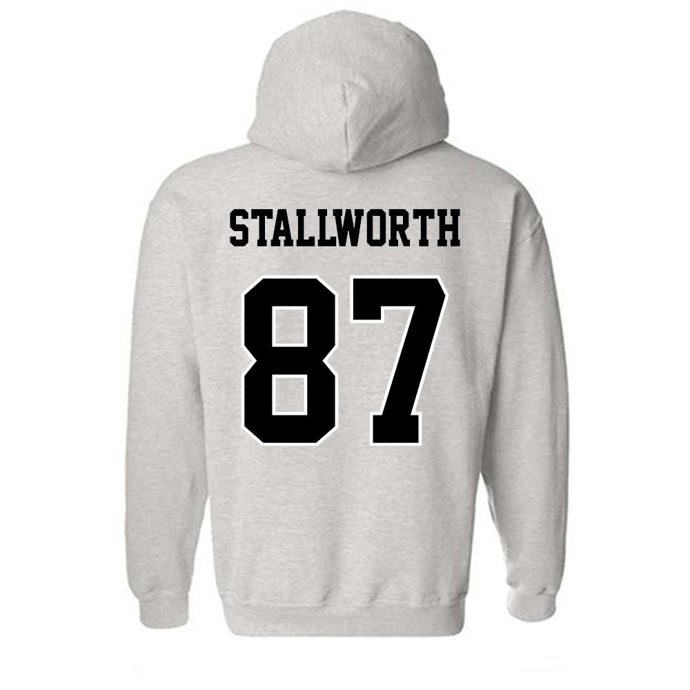 Towson - NCAA Football : Jordan Stallworth - Classic Fashion Shersey Hooded Sweatshirt-1