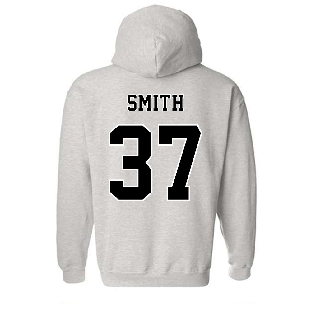 Towson - NCAA Men's Lacrosse : Elijah Smith - Classic Fashion Shersey Hooded Sweatshirt-1