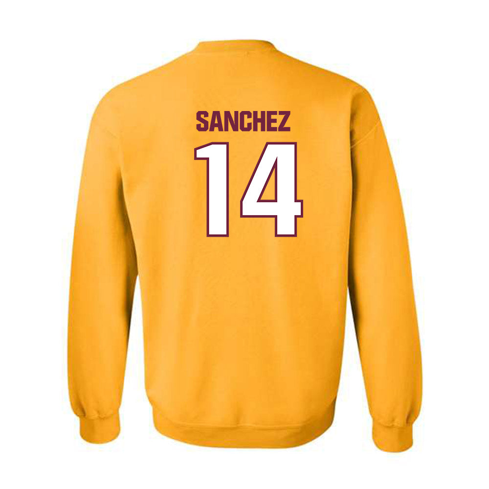 Central Michigan - NCAA Football : Fernando Sanchez - Classic Shersey Crewneck Sweatshirt-1