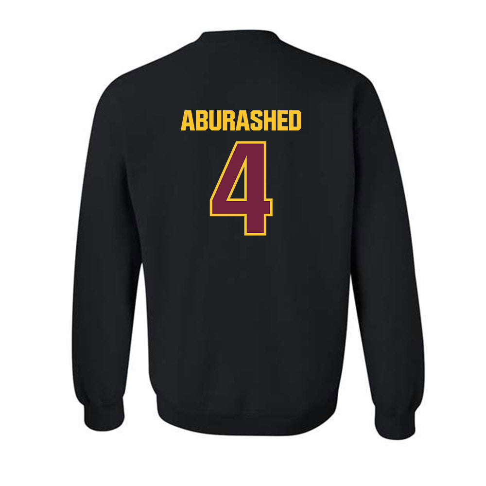 Central Michigan - NCAA Men's Basketball : Kareem Aburashed - Classic Shersey Crewneck Sweatshirt-1