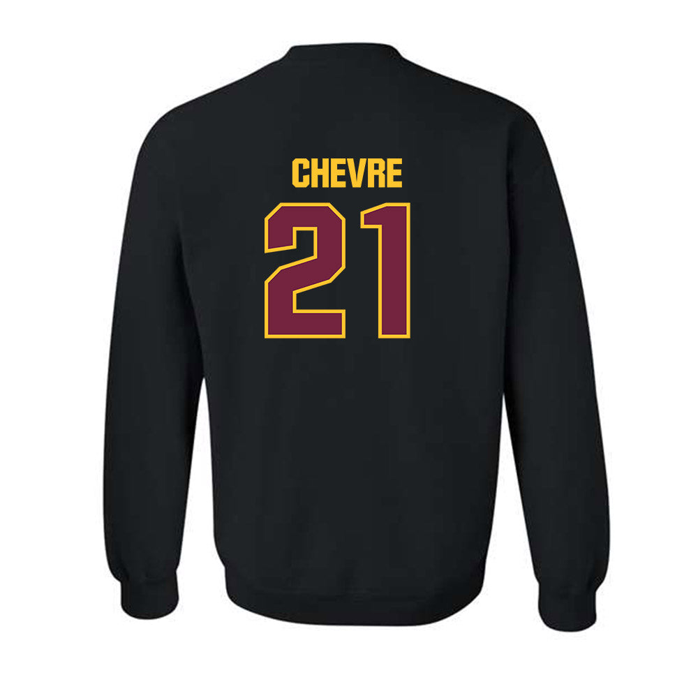 Central Michigan - NCAA Women's Basketball : Zareia Chevre - Classic Shersey Crewneck Sweatshirt-1