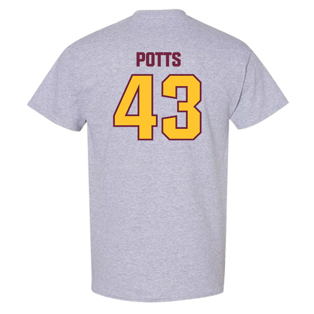 Central Michigan - NCAA Baseball : Tyson Potts - Classic Shersey T-Shirt-1