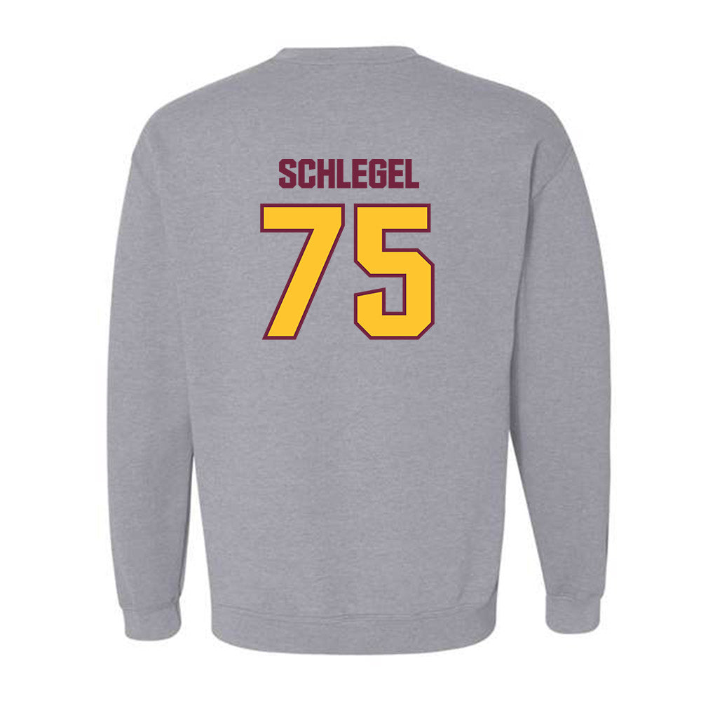 Central Michigan - NCAA Football : Blake Schlegel - Classic Shersey Crewneck Sweatshirt-1