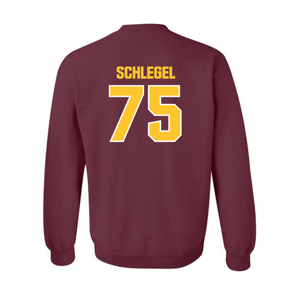 Central Michigan - NCAA Football : Blake Schlegel - Classic Shersey Crewneck Sweatshirt-1