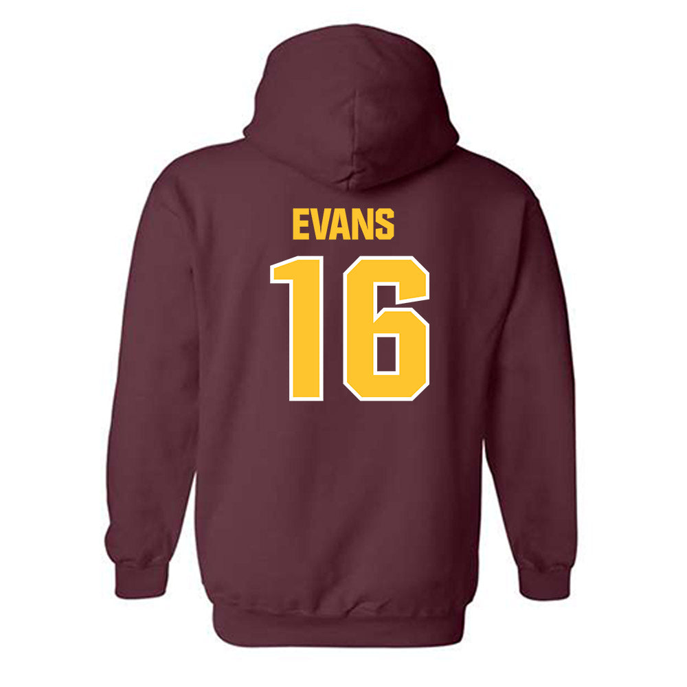 Central Michigan - NCAA Women's Field Hockey : Nora Evans - Classic Shersey Hooded Sweatshirt-1
