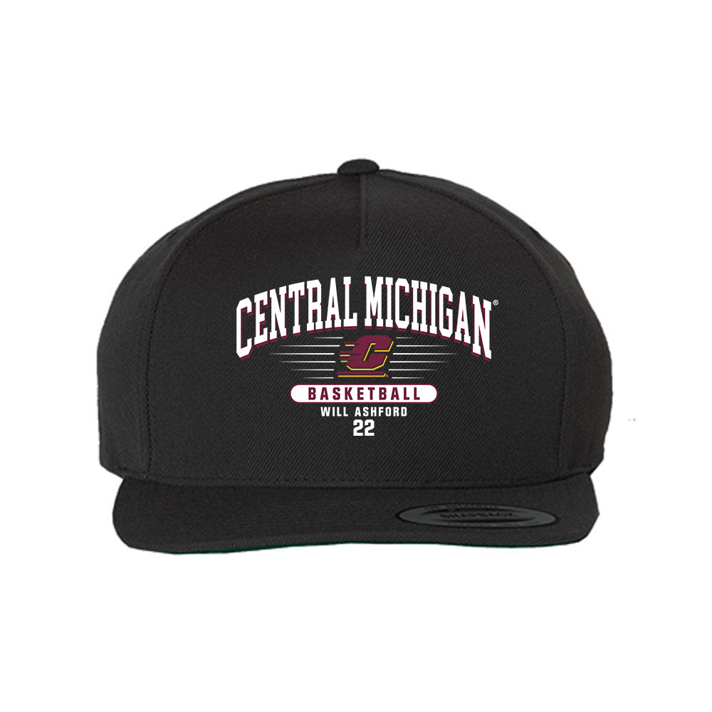 Central Michigan - NCAA Men's Basketball : Will Ashford - Snapback Hat-0