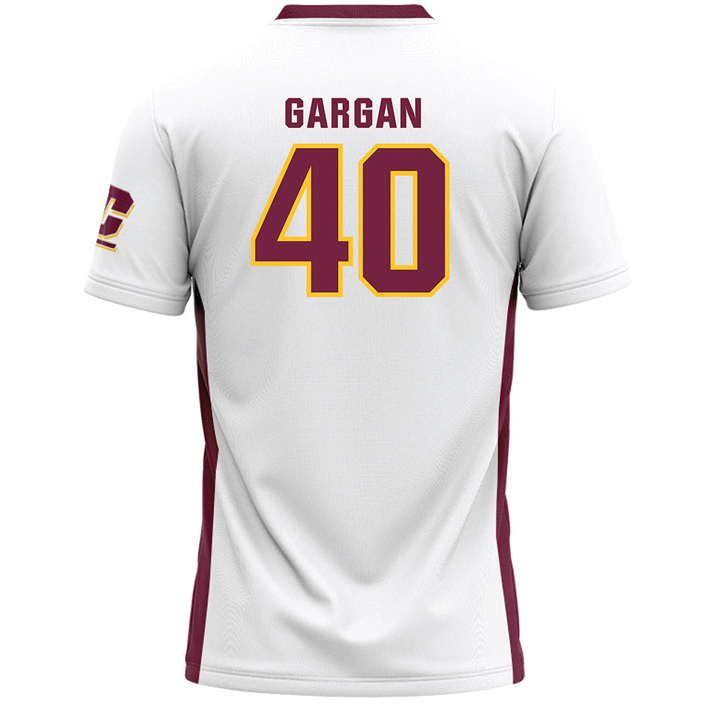 Central Michigan - NCAA Women's Lacrosse : Emily Gargan - White Lacrosse Jersey-1