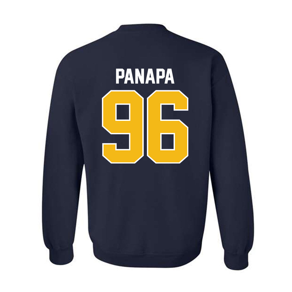 Northern Arizona - NCAA Football : Connor Panapa - Classic Shersey Crewneck Sweatshirt-1