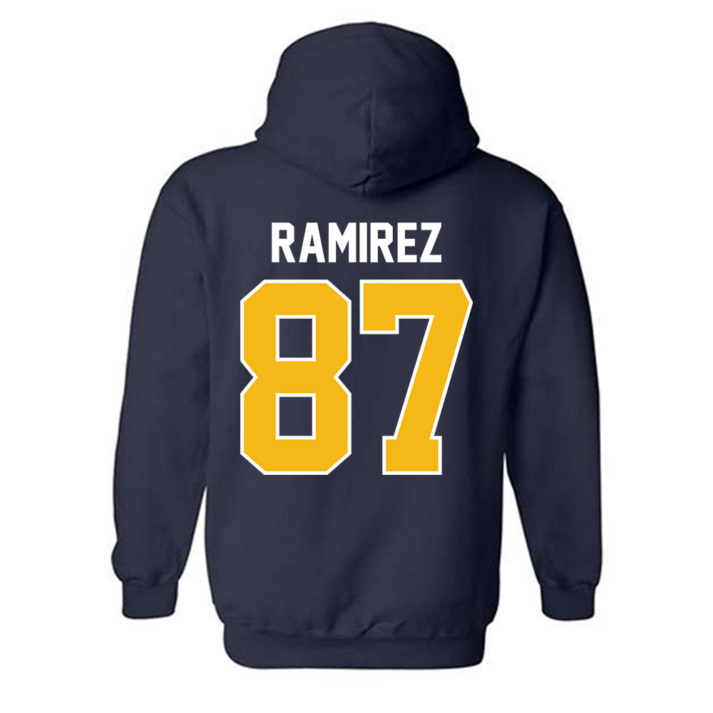 Northern Arizona - NCAA Football : Joseph Ramirez - Classic Shersey Hooded Sweatshirt-1