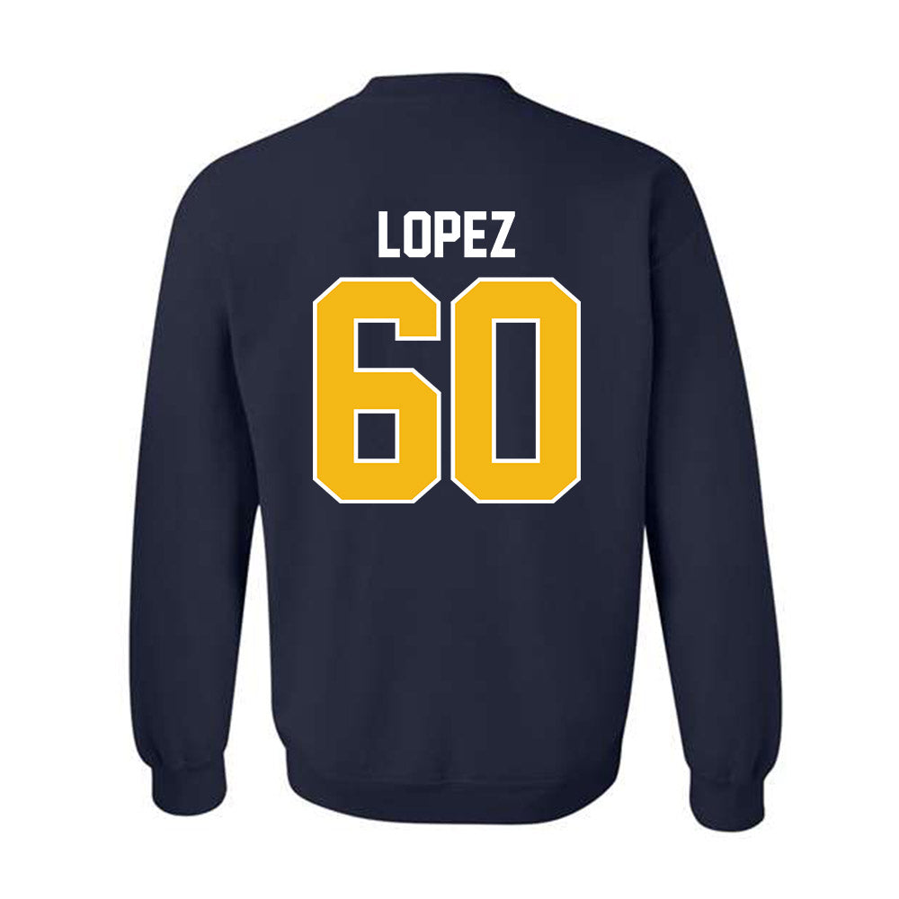 Northern Arizona - NCAA Football : John-Alexander Lopez - Classic Shersey Crewneck Sweatshirt-1