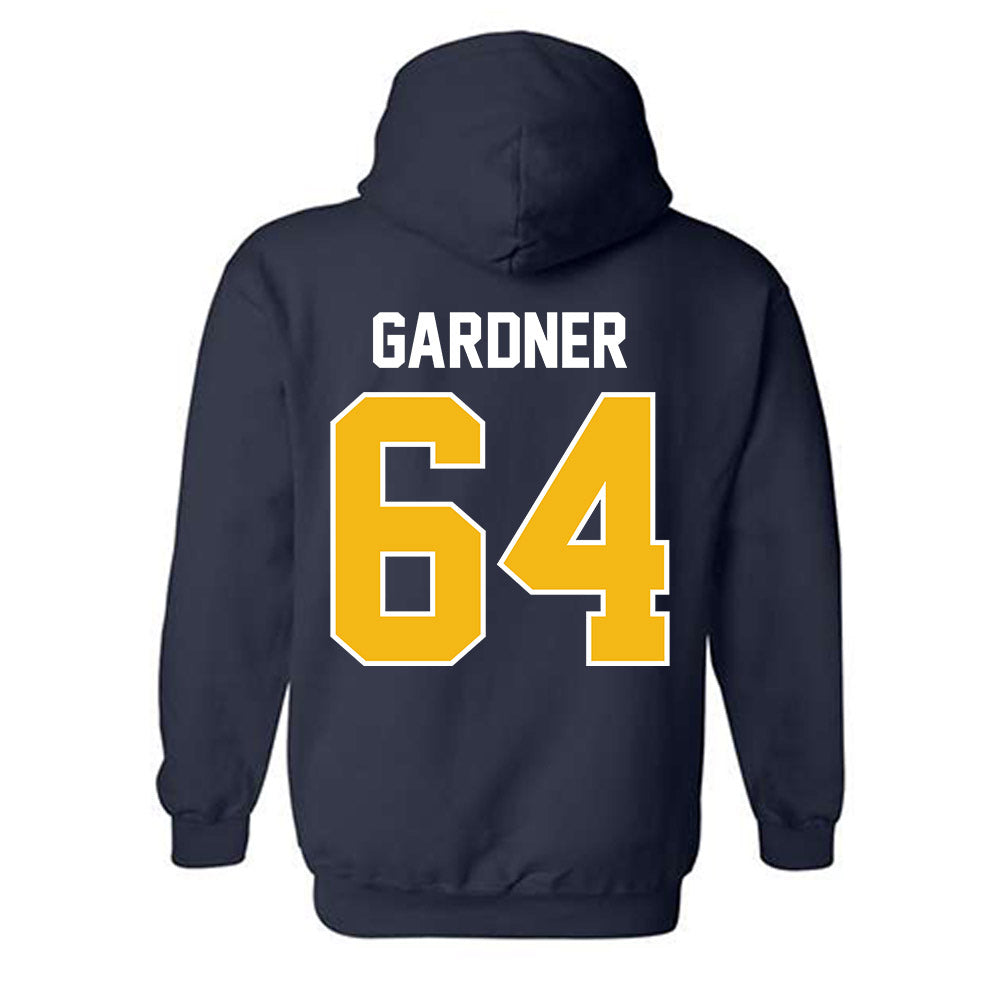 Northern Arizona - NCAA Football : Jace Gardner - Classic Shersey Hooded Sweatshirt-1