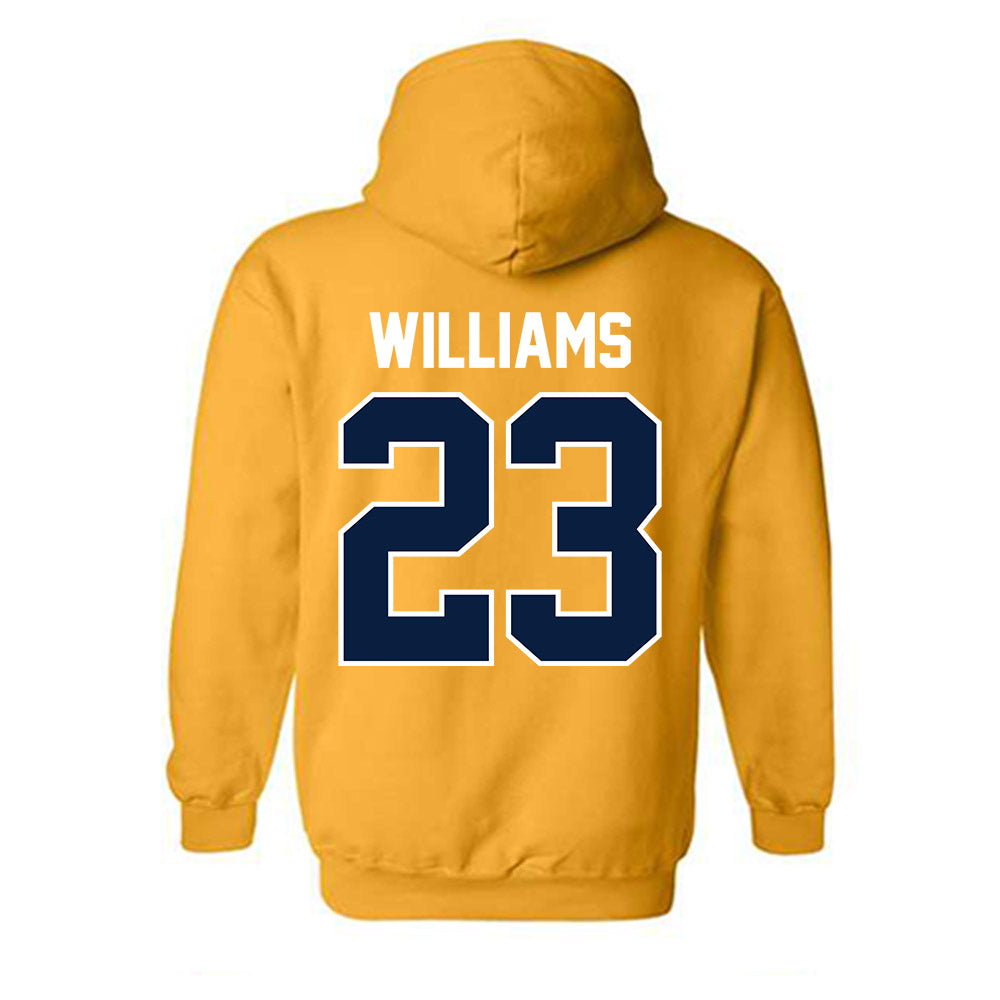 Northern Arizona - NCAA Women's Basketball : Kayla Williams - Classic Shersey Hooded Sweatshirt-1