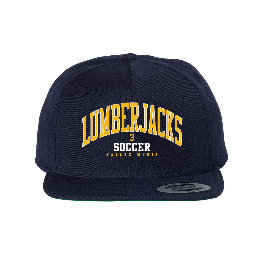 Northern Arizona - NCAA Women's Soccer : Kaylee Muniz - Snapback Hat-0