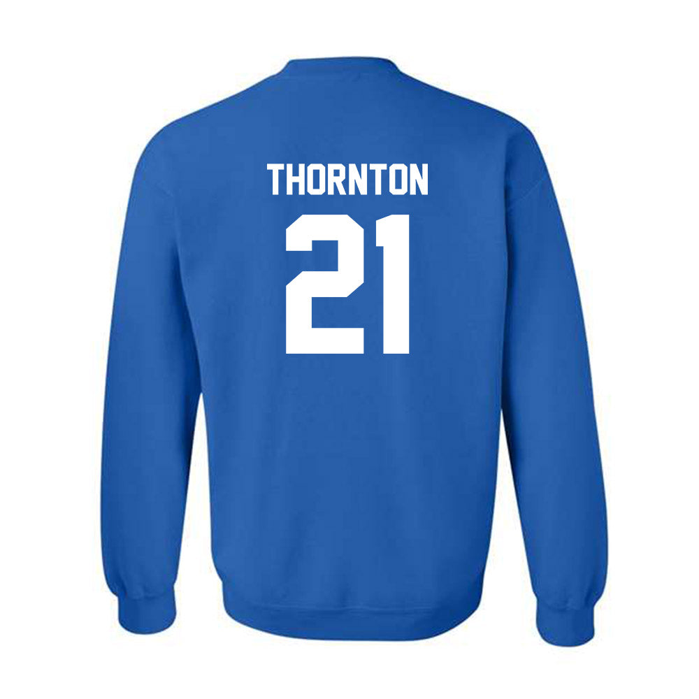 Samford - NCAA Football : Malik Thornton - Classic Shersey Crewneck Sweatshirt-1