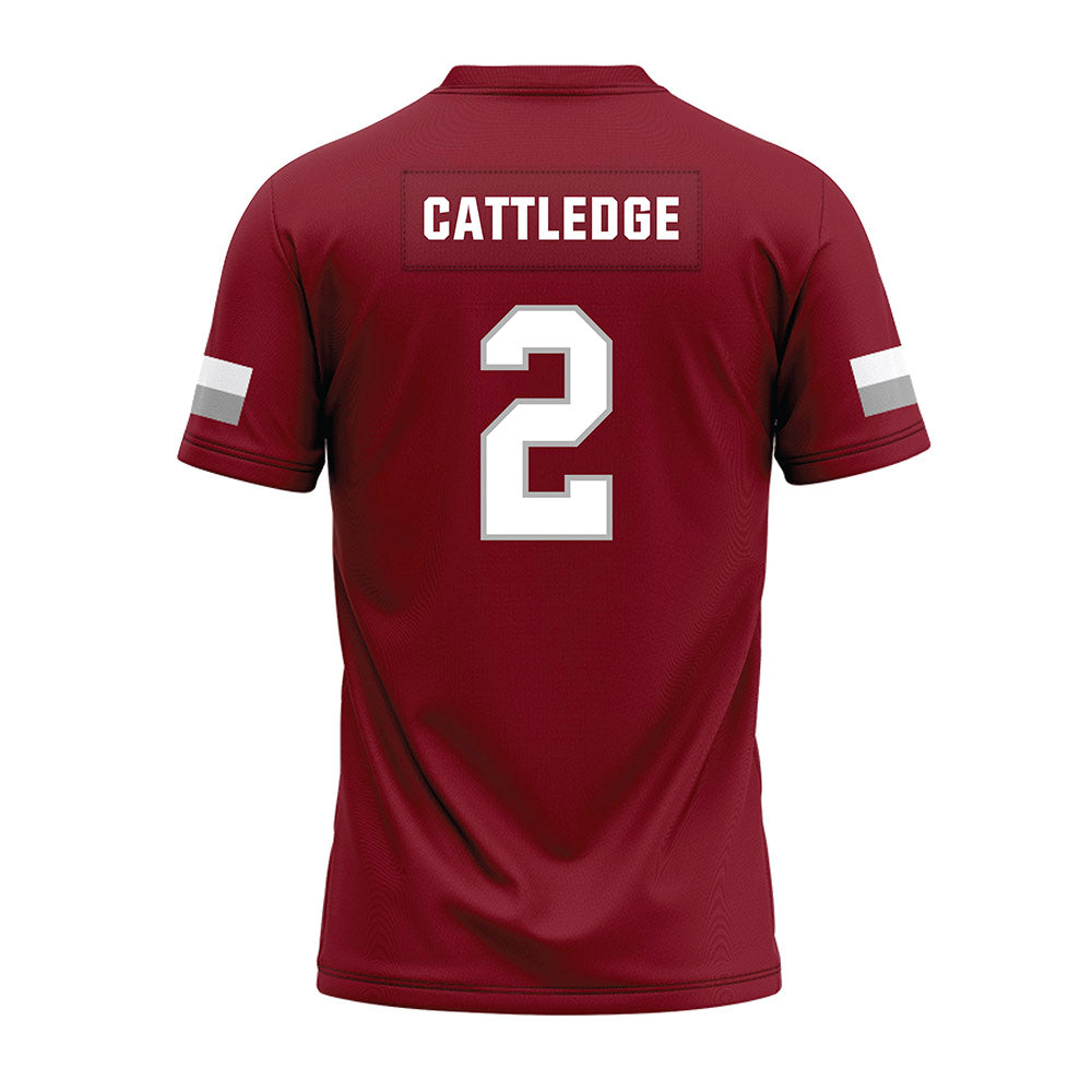 Troy - NCAA Football : Steven Cattledge - Premium Football Jersey-1
