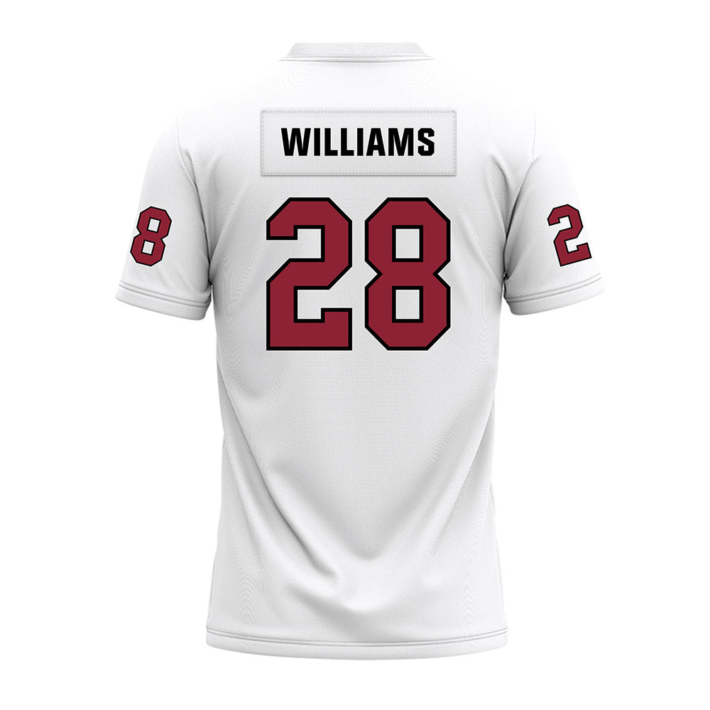 Troy - NCAA Football : Azlan Williams - White Premium Football Jersey