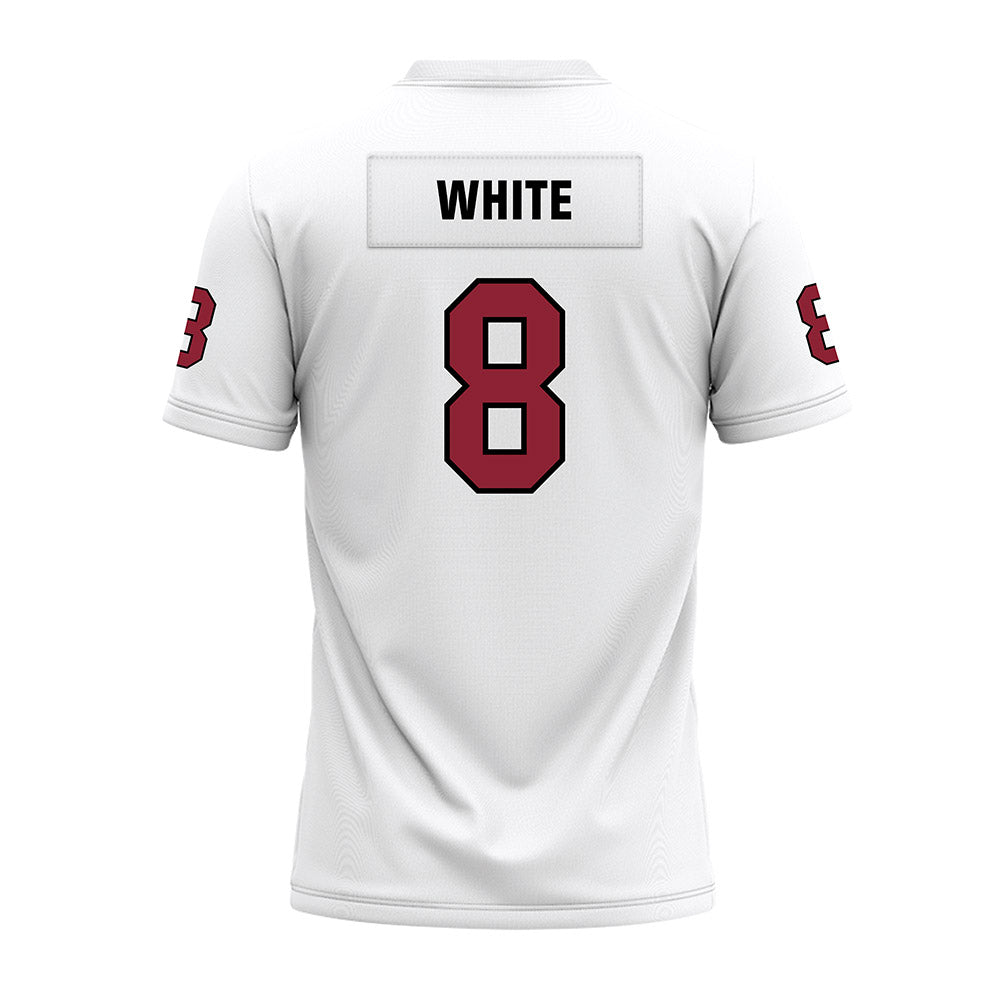 Troy - NCAA Football : jaquez white - White Premium Football Jersey-1