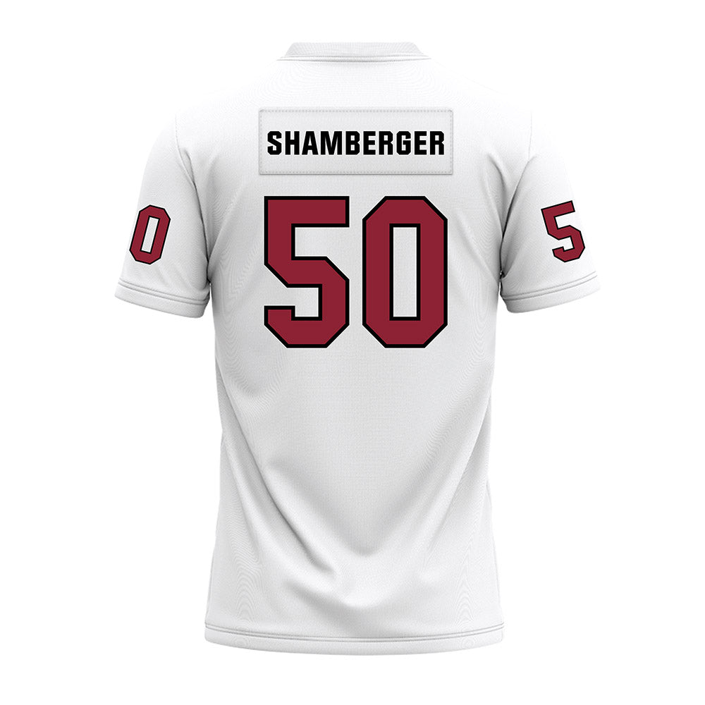Troy - NCAA Football : RJ Shamberger - White Premium Football Jersey-1