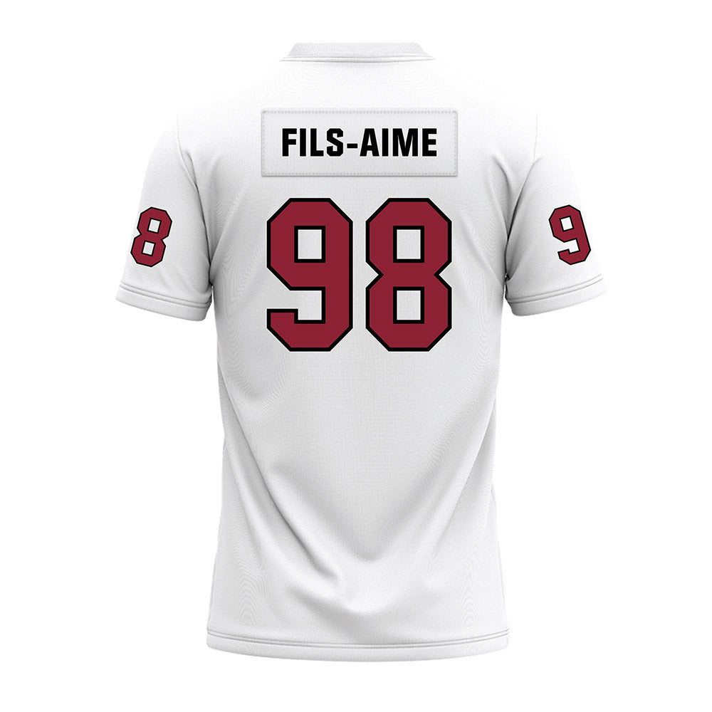 Troy - NCAA Football : Jamel Fils-Aime - White Premium Football Jersey-1