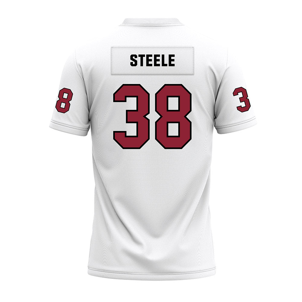 Troy - NCAA Football : Antonious Steele - White Premium Football Jersey-1