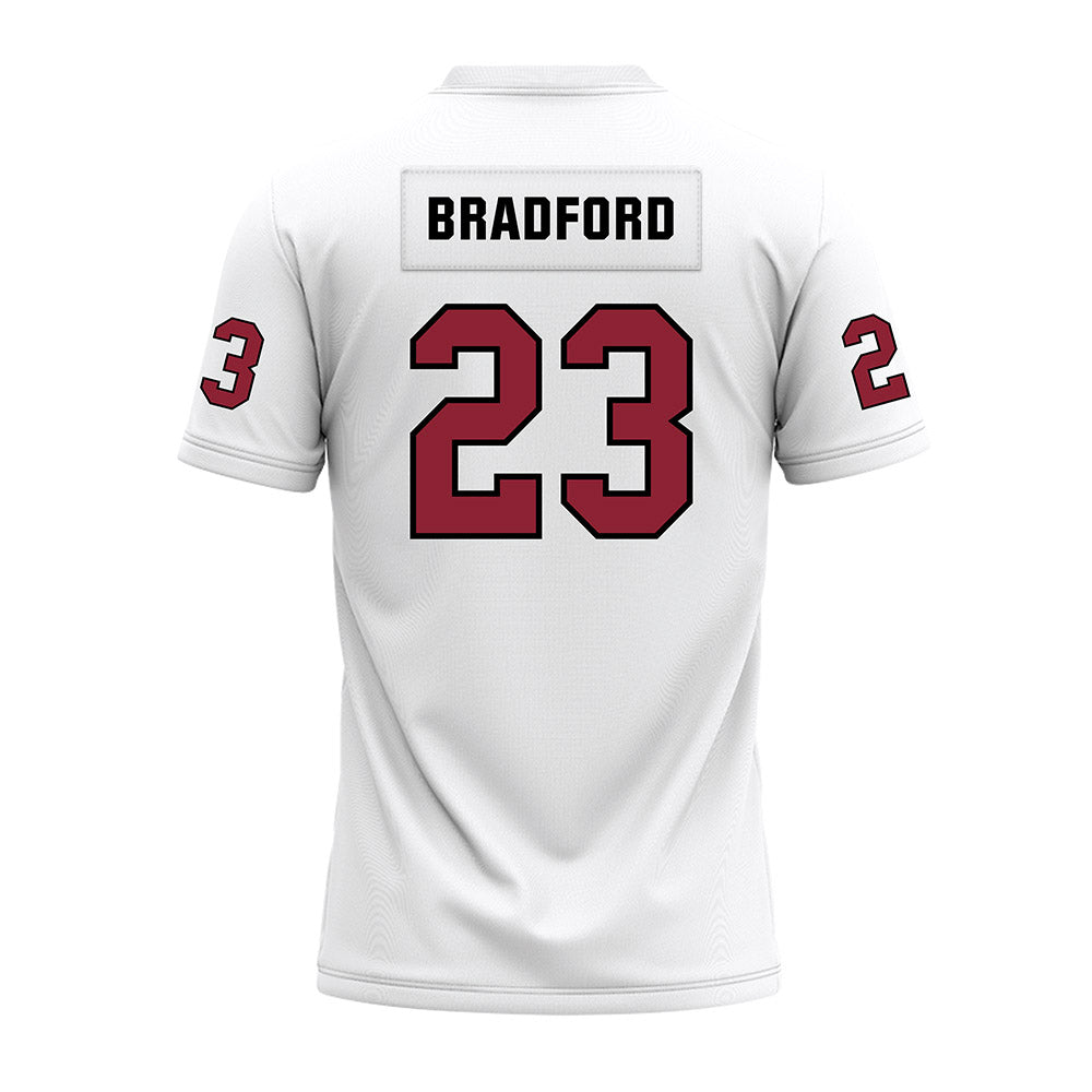 Troy - NCAA Football : KC Bradford - White Premium Football Jersey-1