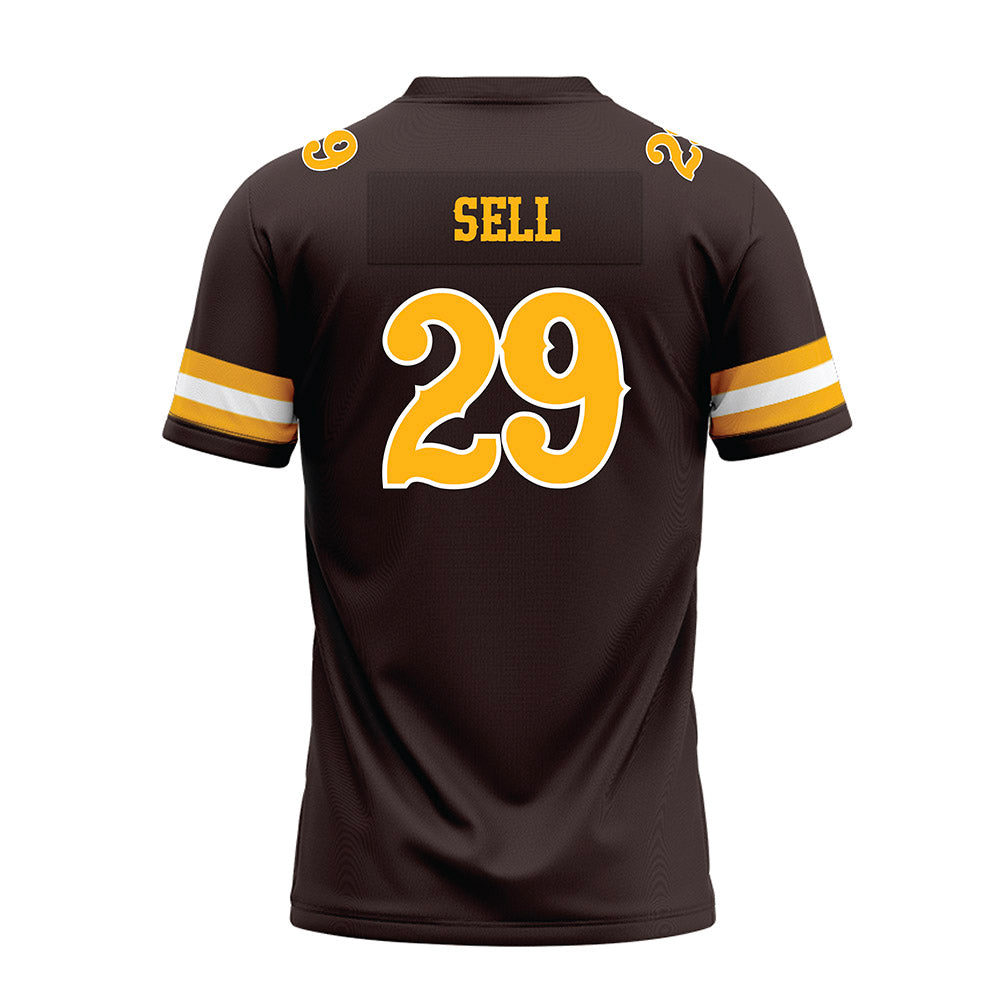Wyoming - NCAA Football : Isaac Sell - Premium Football Jersey