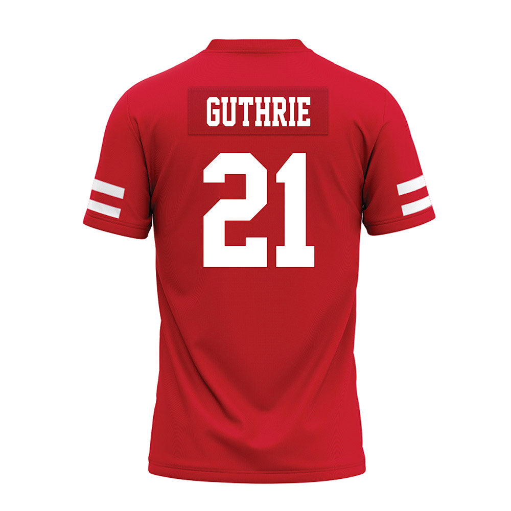 Nebraska - NCAA Football : Rex Guthrie - Premium Football Jersey-1