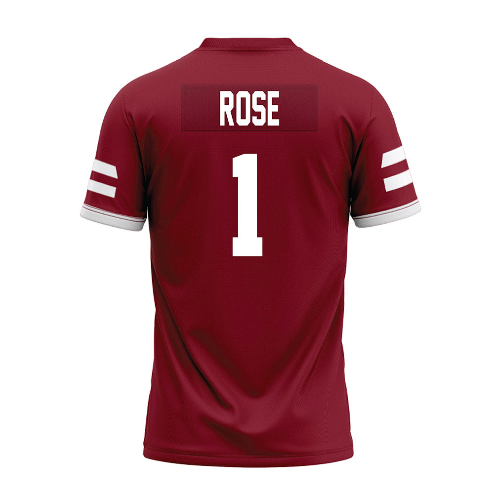 UMass - NCAA Football : Brandon Rose - Premium Football Jersey-1