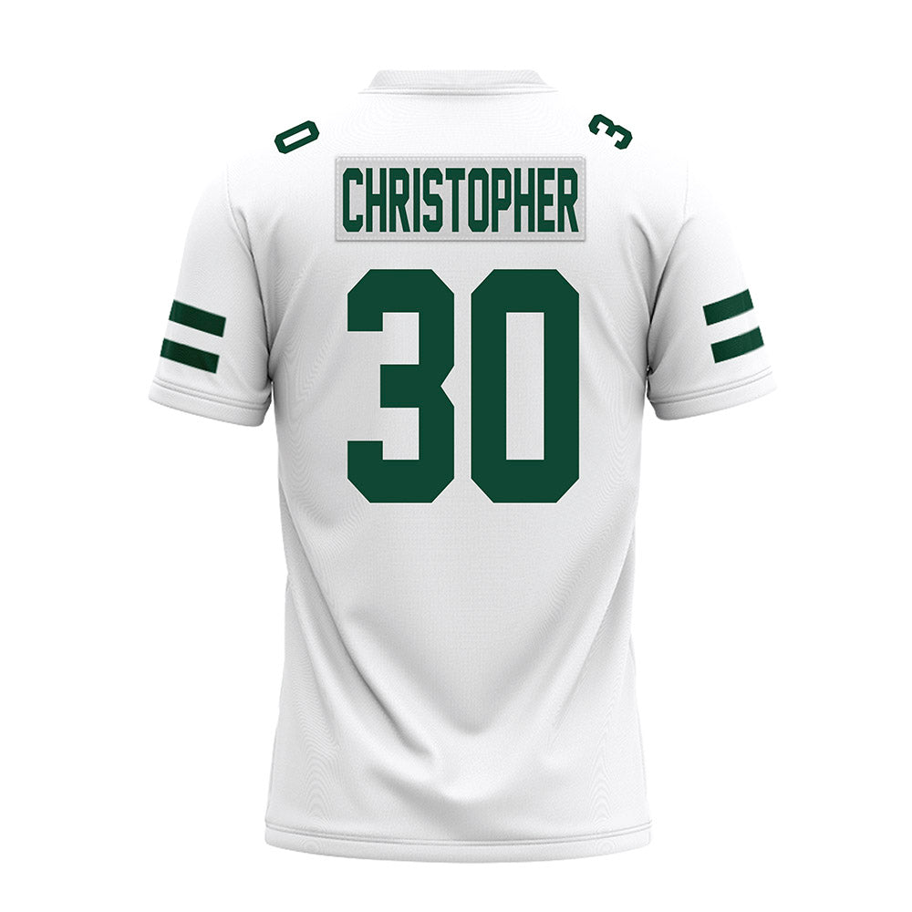 Ohio - NCAA Football : Charlie Christopher - White Premium Football Jersey-1