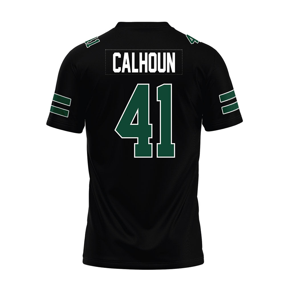 Ohio - NCAA Football : Keishaun Calhoun - Black Premium Football Jersey-1