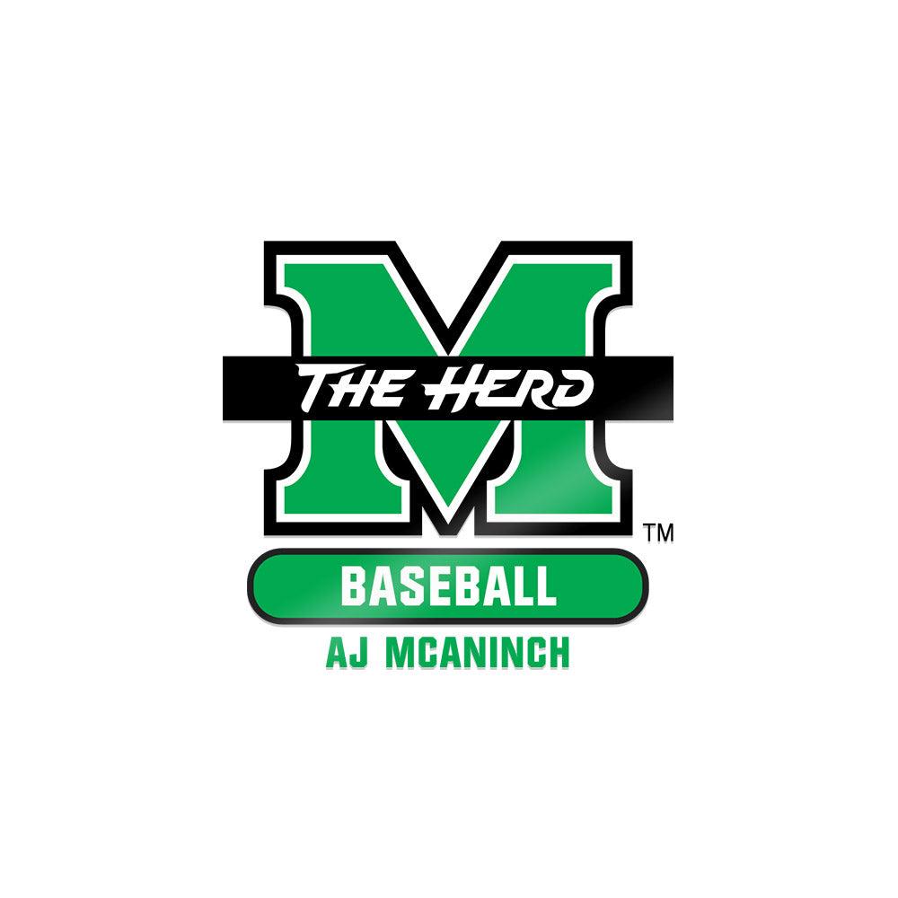 Marshall - NCAA Baseball : AJ McAninch - Sticker-0