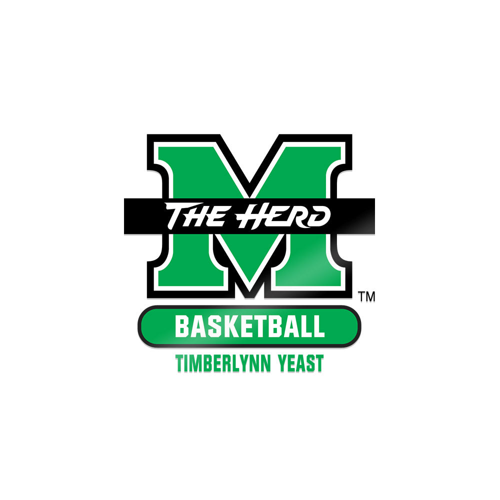 Marshall - NCAA Women's Basketball : timberlynn yeast - Sticker-0