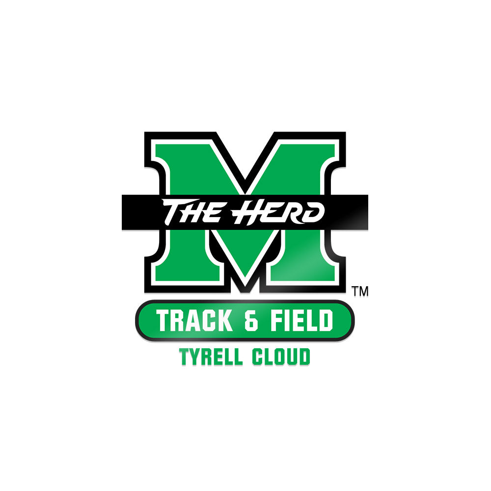 Marshall - NCAA Men's Track & Field : Tyrell Cloud - Sticker-0