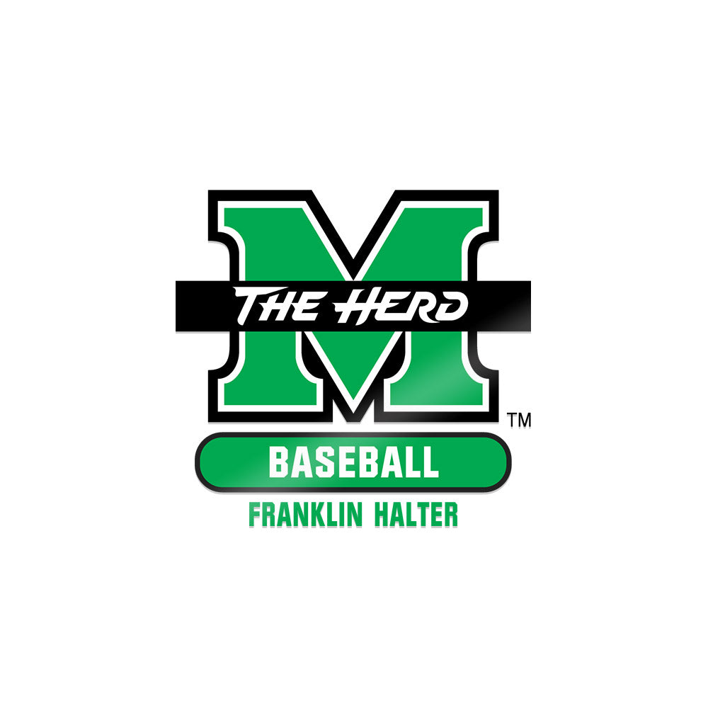 Marshall - NCAA Baseball : Franklin Halter - Sticker-0