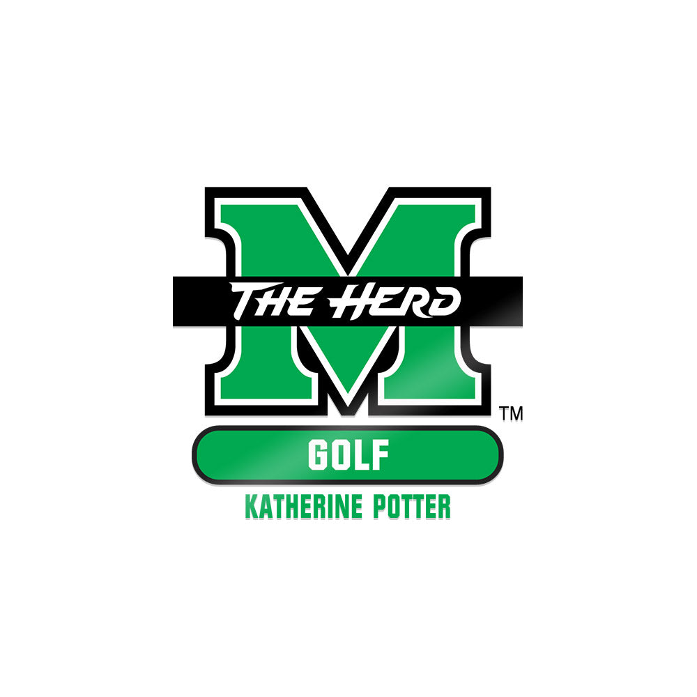 Marshall - NCAA Women's Golf : Katherine Potter - Sticker-0