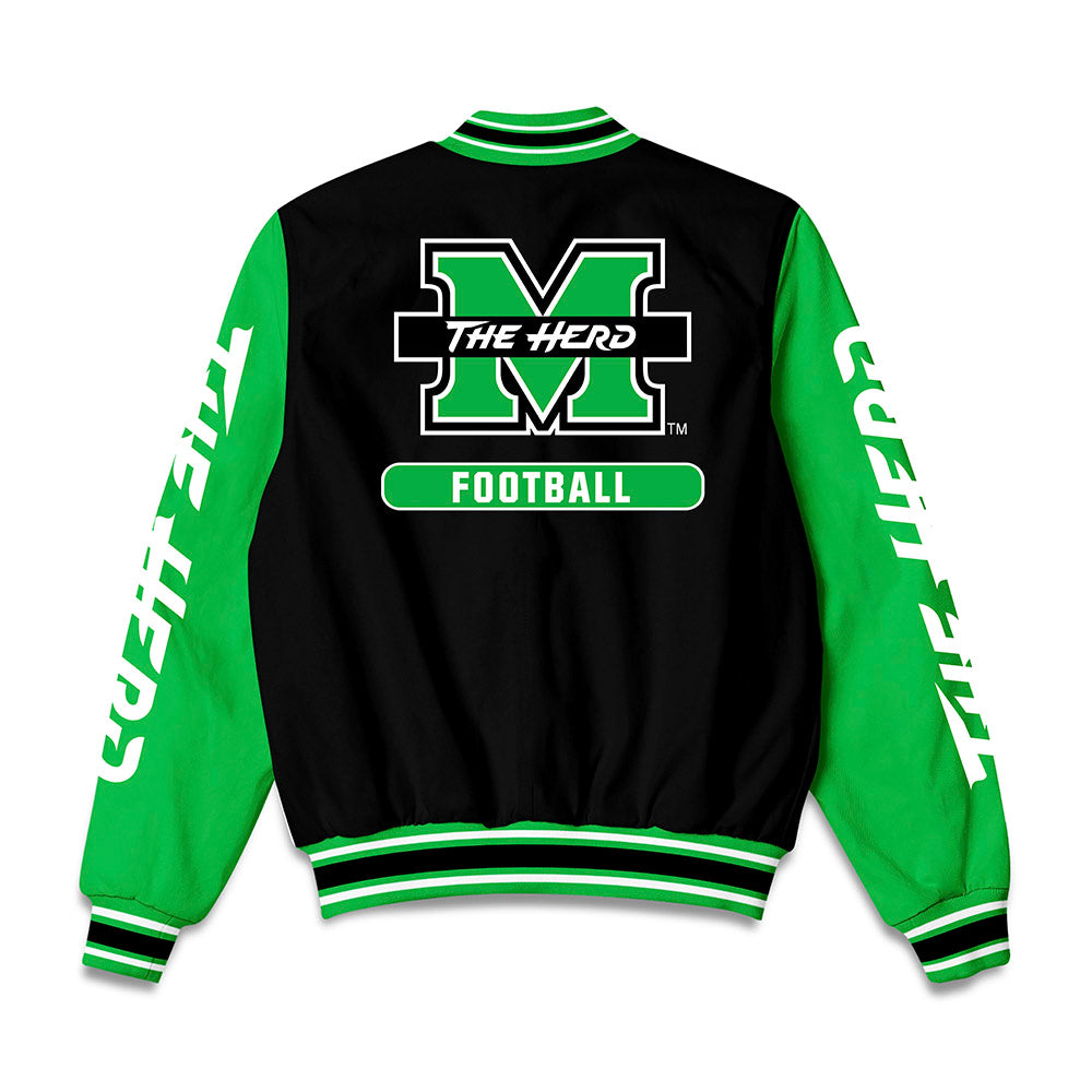 Marshall - NCAA Football : TaShawn Jeter - Bomber Jacket-1