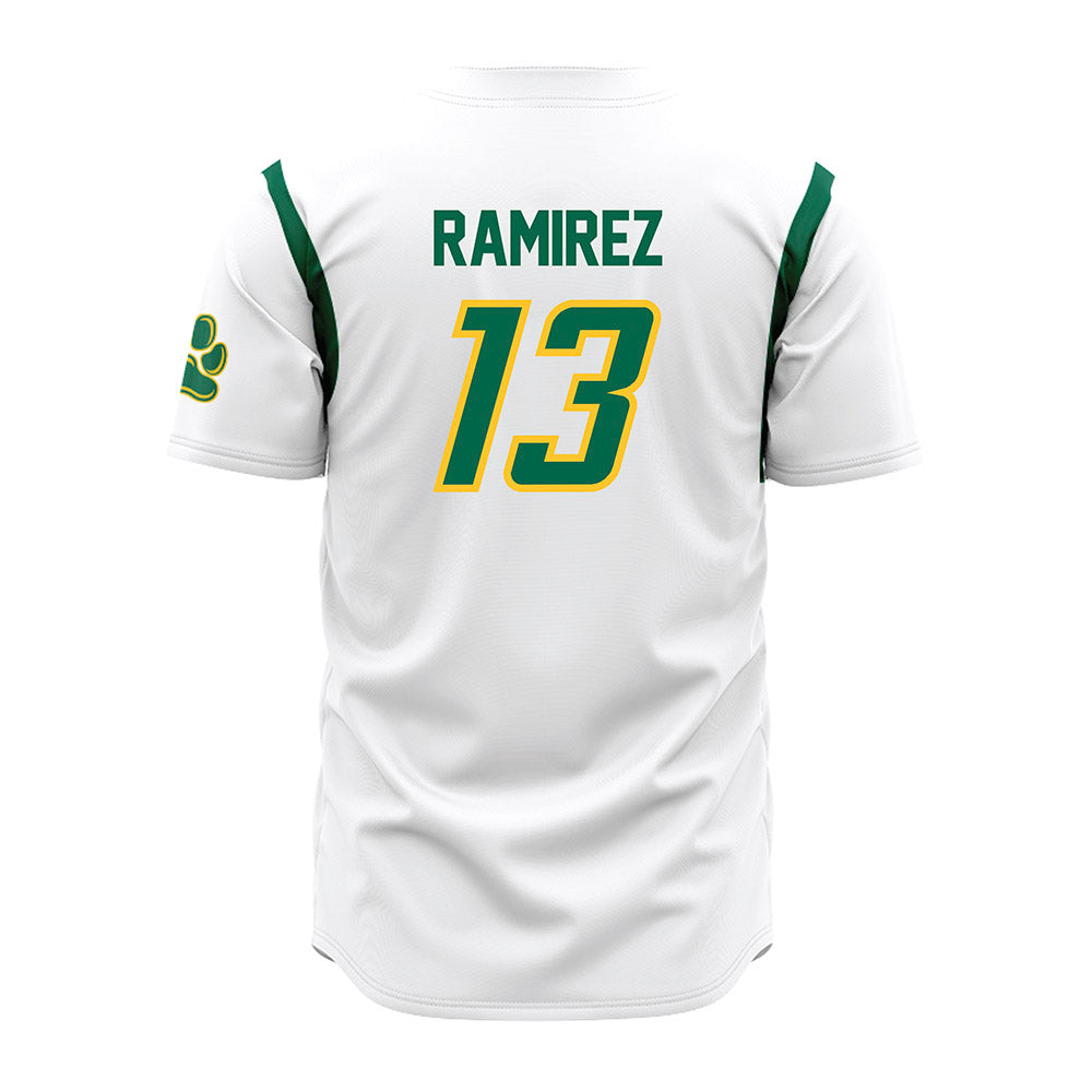 Siena - NCAA Baseball : Steven Ramirez - White Jersey-1