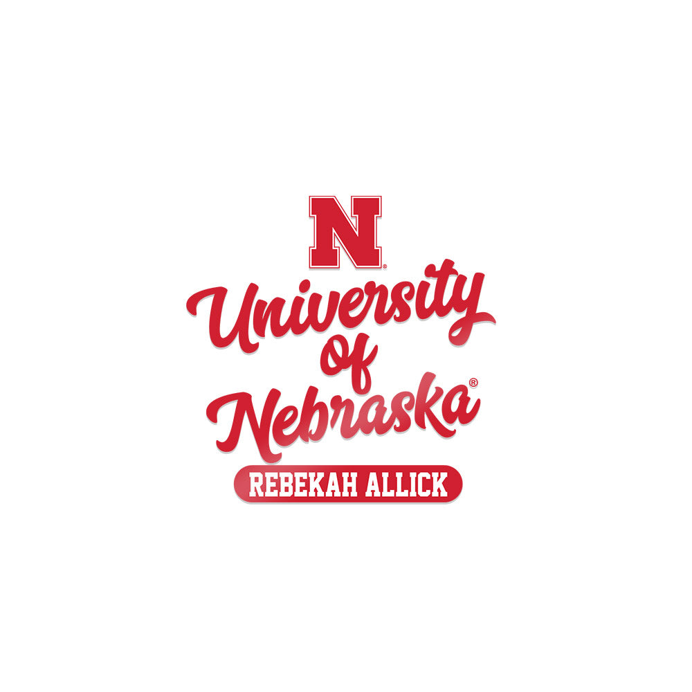 Nebraska - NCAA Women's Volleyball : Rebekah Allick - Sticker-0
