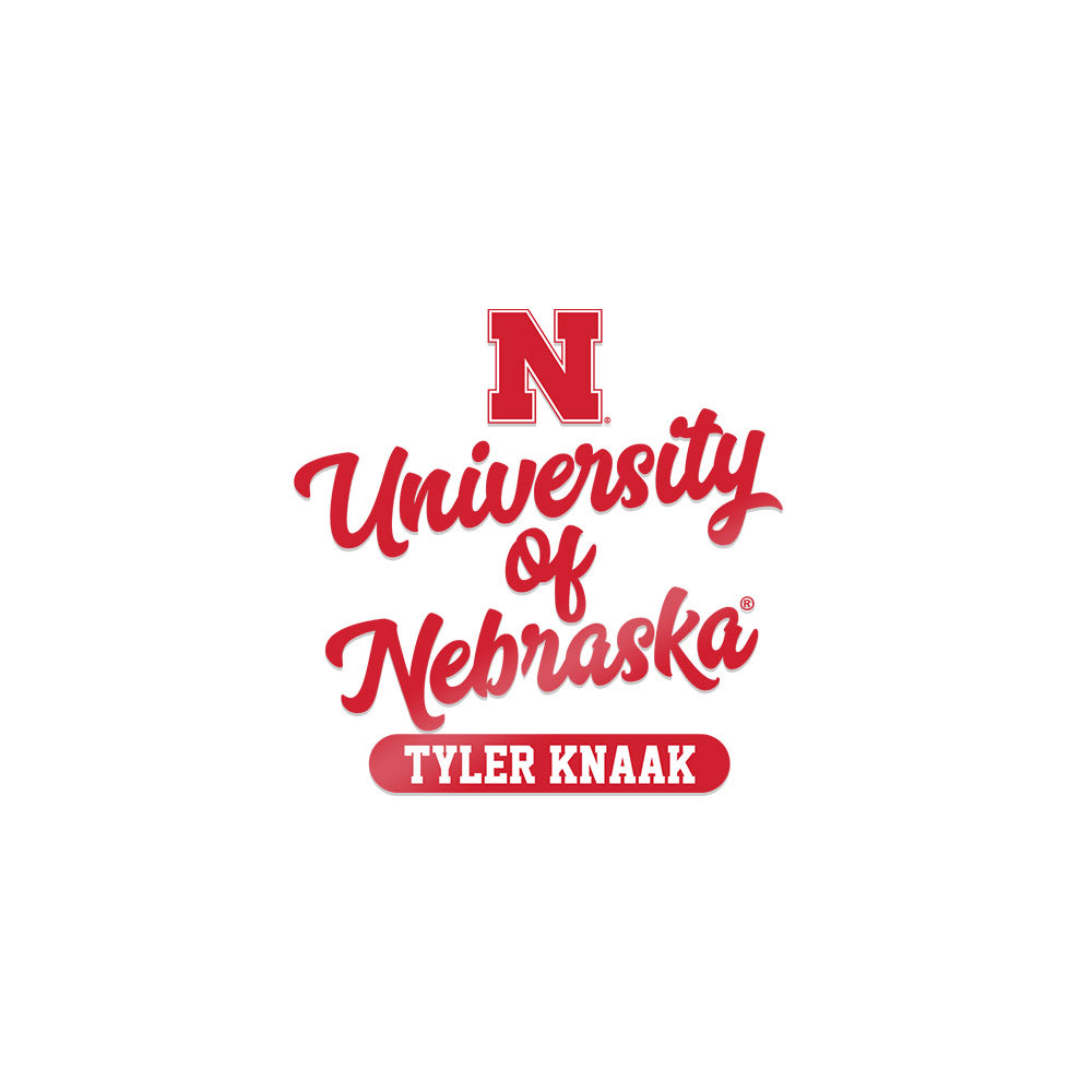 Nebraska - NCAA Football : Tyler Knaak - Sticker-0