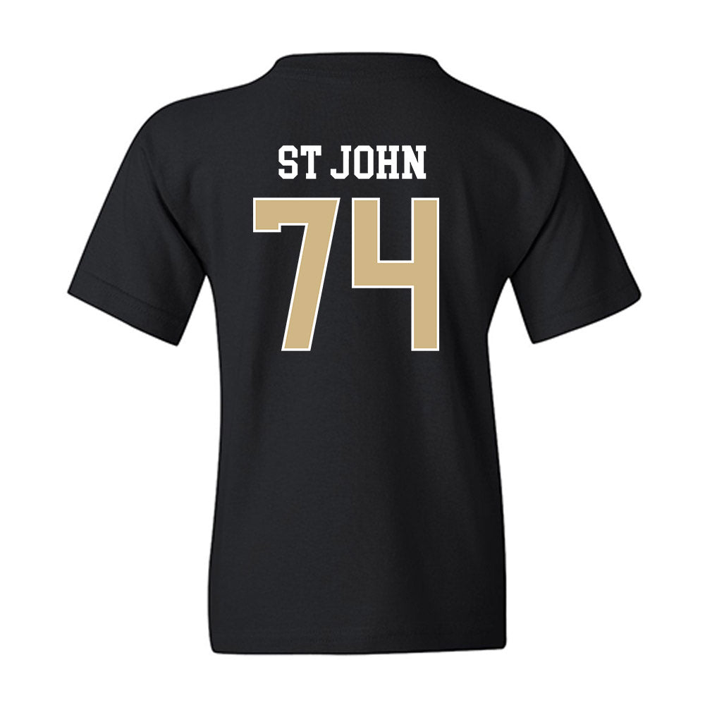 Purdue - NCAA Football : Jalen St John - Classic Shersey Youth T-Shirt-1