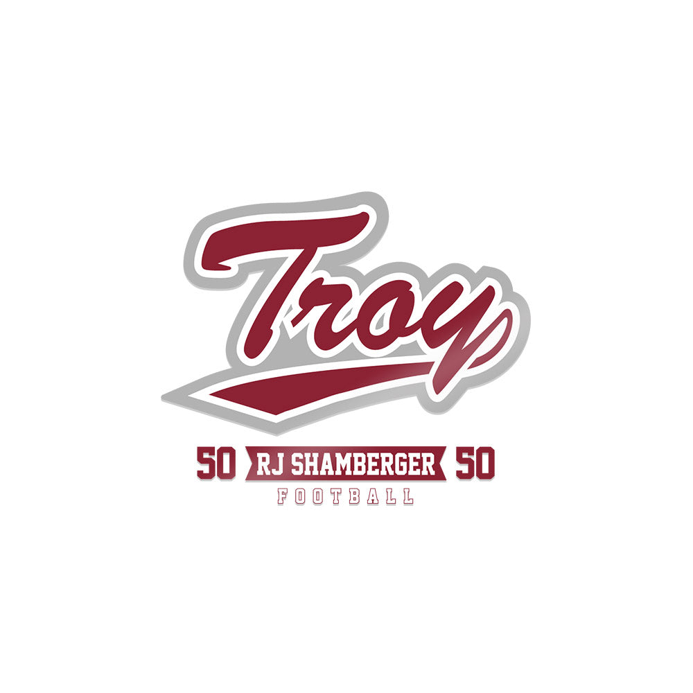 Troy - NCAA Football : RJ Shamberger - Sticker-0