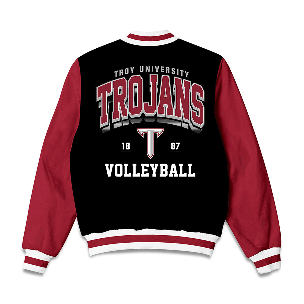 Troy - NCAA Women's Volleyball : Kalina Calvillo - Bomber Jacket-1
