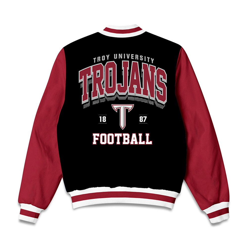 Troy - NCAA Football : Jeremiah Alvis - Bomber Jacket-1