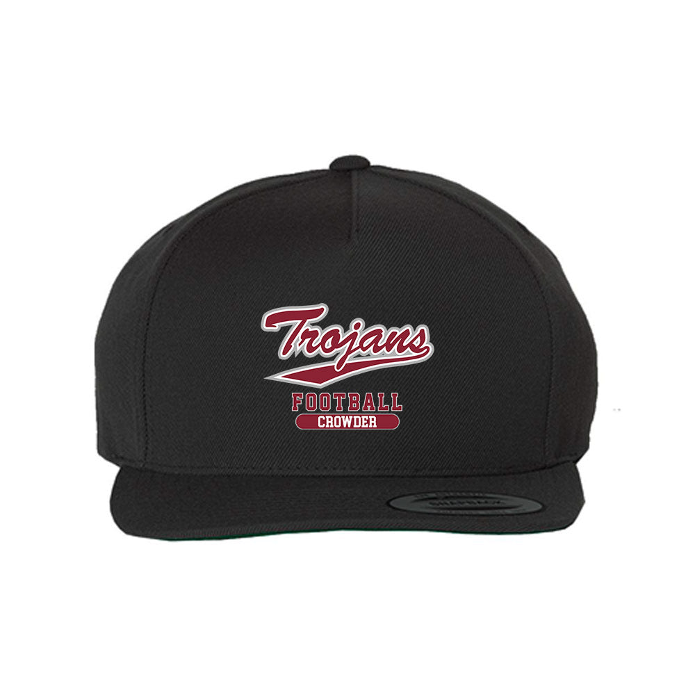 Troy - NCAA Football : William Crowder - Snapback Hat
