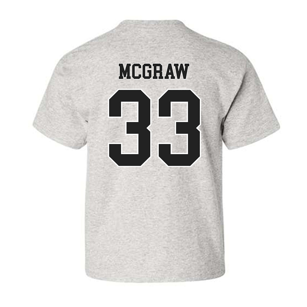 Troy - NCAA Baseball : Gregory McGraw - Classic Shersey Youth T-Shirt-1