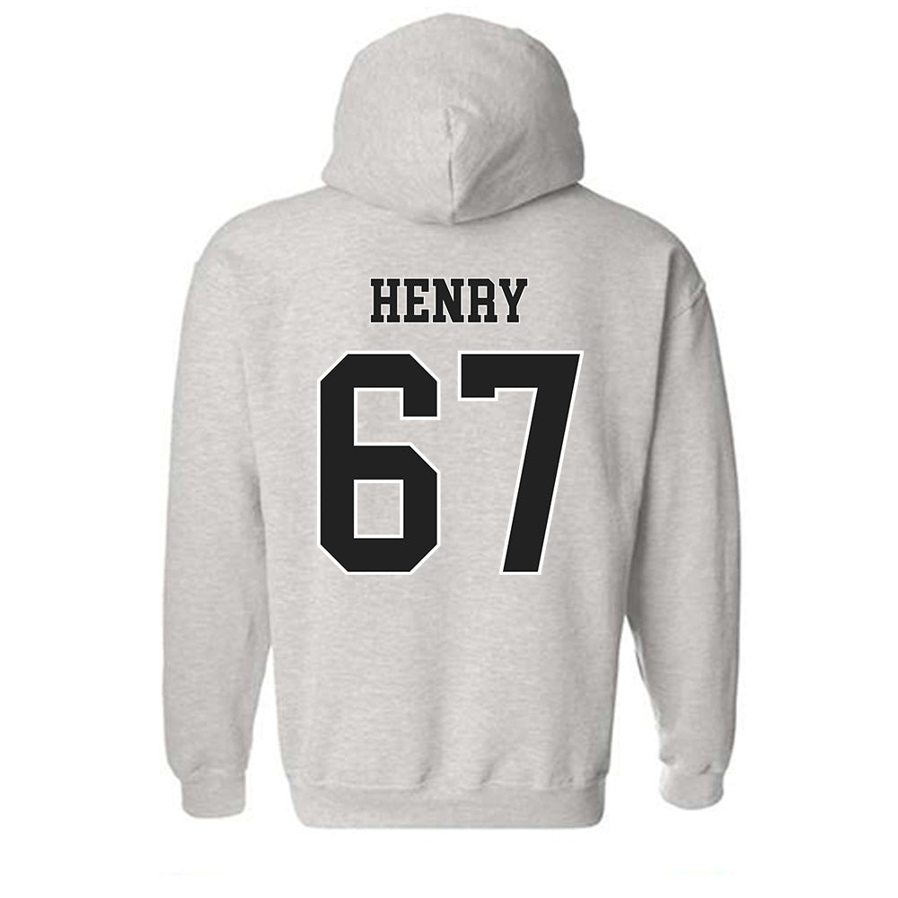 Troy - NCAA Football : Matt Henry - Classic Shersey Hooded Sweatshirt-1