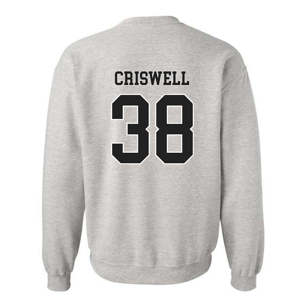 Troy - NCAA Baseball : Nate Criswell - Classic Shersey Crewneck Sweatshirt-1
